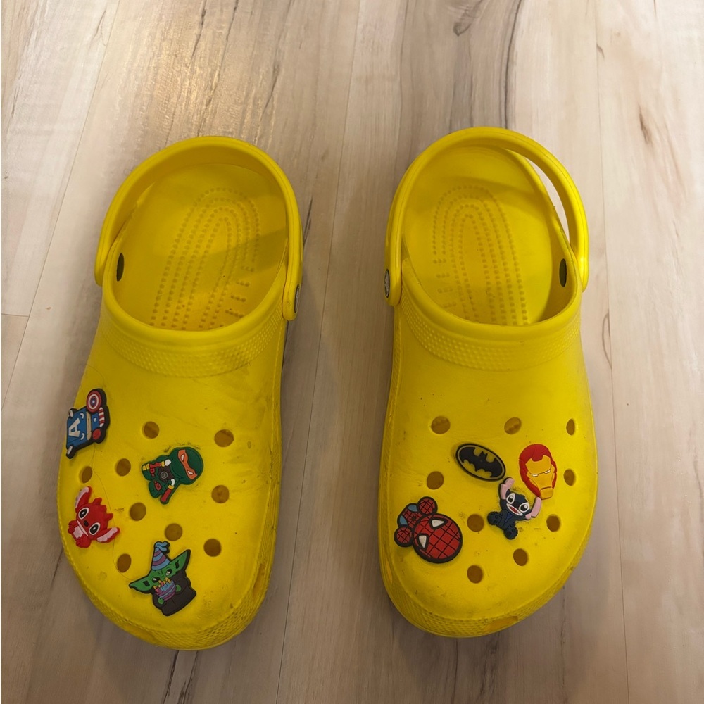 Yellow crocs